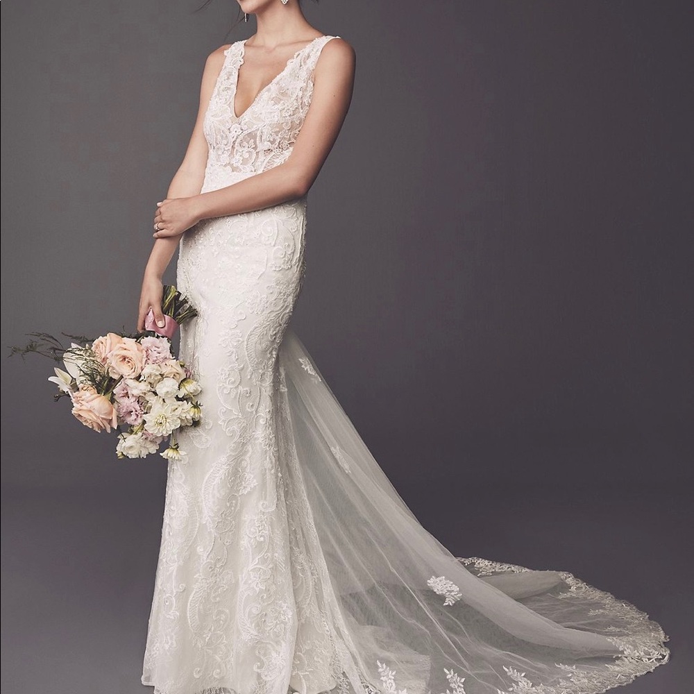 White wedding dress